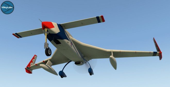هواپیما VSKYLABS Rutan Long-EZ Project