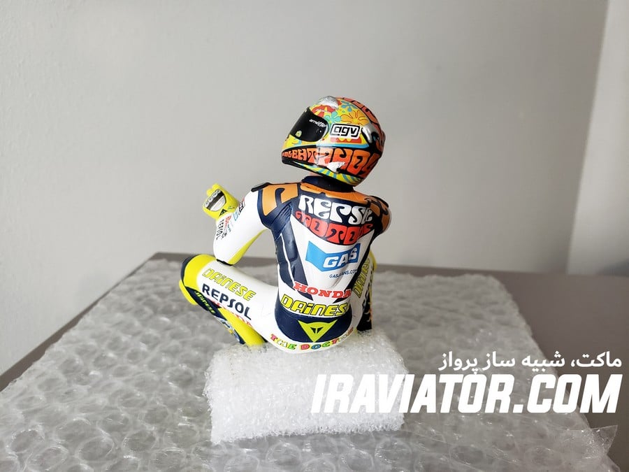 Figurine 1/12 Valentino Rossi Moto GP Valencia 2003 Minichamps 312030186
