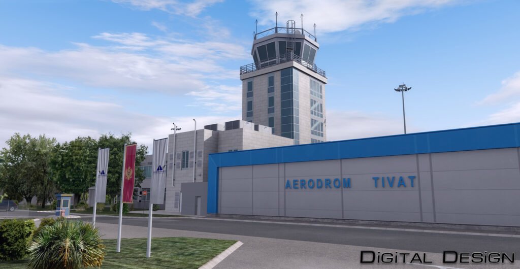 tivat airport p3d