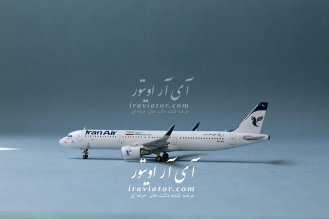 ماکت هواپیما ایرباس 321 ایران ایر مقیاس 400 برند جمینی GEMINI