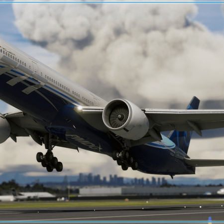 هواپیمای بوئینگ 777 برای شبیه ساز پرواز مایکروسافت فلایت (دانلودی)