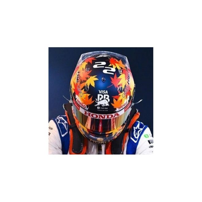 هلمت Helmet 1/5 Yuki Tsunoda RB-Honda F1 2024 مقیاس 1/5