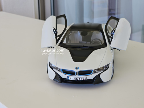 ماکت ماشین ب ام و BMW i8 مقیاس 1/18